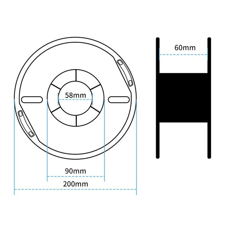 Dual-Color Silk PLA 3D Printer Filament 1.75mm for FDM 3D Printing - 11/22 lbs