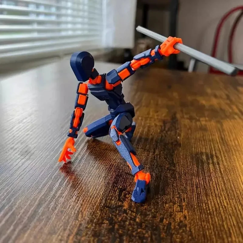 Multi-Jointed Action Figures Set - 3D Printed Titan 13 Series with Multiple Variants