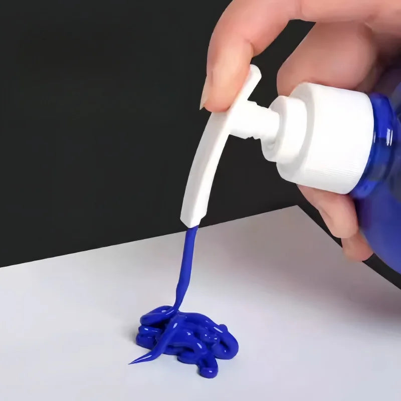 500ML Large Barrel-Style Duckbill Nozzle Acrylic Paint Wall Coating with Multiple Colors
