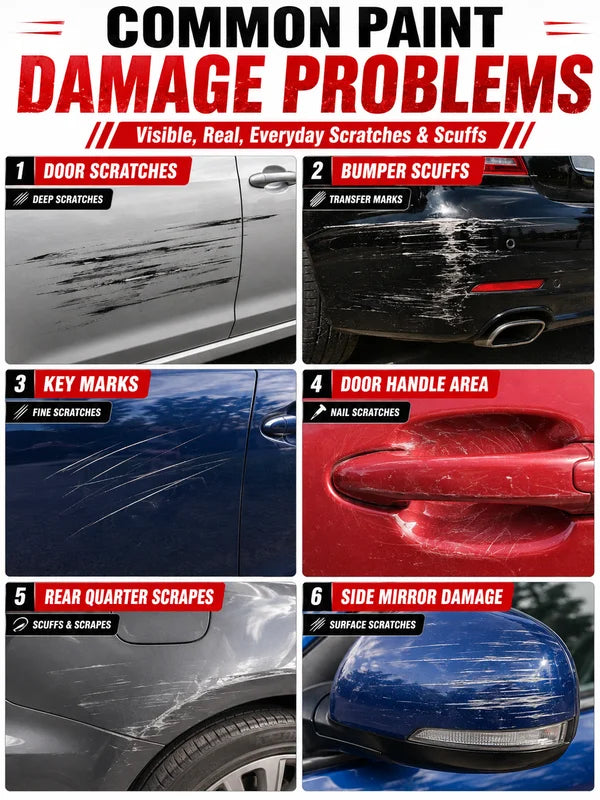 Car Scratch Remover Paint Repair Wax for All Colors Brightening Coating