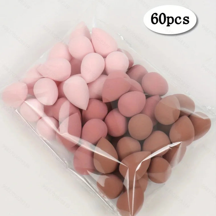Mini Makeup Blender Sponges 3/20/60pcs Reusable Water Drop Shape Cosmetic Tools