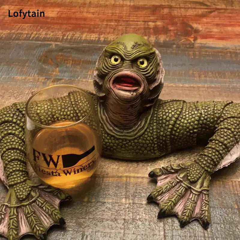 Creature from the Black Lagoon Monster Lizard Model Decoration for Halloween & Outdoors