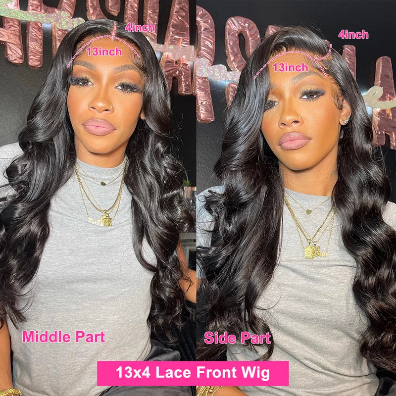 Long Human Hair Lace Front Wig 13x4 13x6 Body Wave Water Wave Pre Plucked