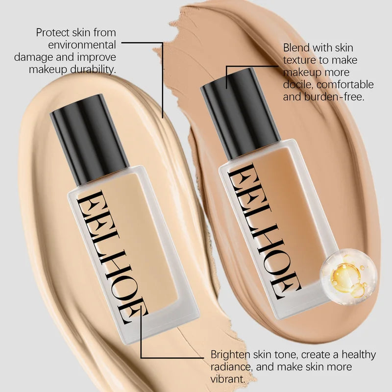 Matte Liquid Foundation Long Lasting Waterproof Full Cover Makeup Base Concealers