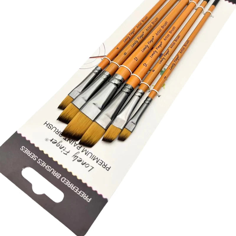 Professional Artist Paint Brush Set - Anti-Shedding Tips for Acrylic Oil Watercolor