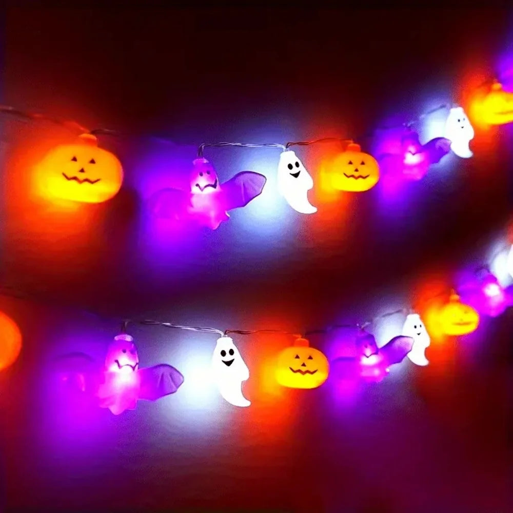 Halloween String Lights 10/20/40 LEDs Battery Operated Indoor Outdoor Decor