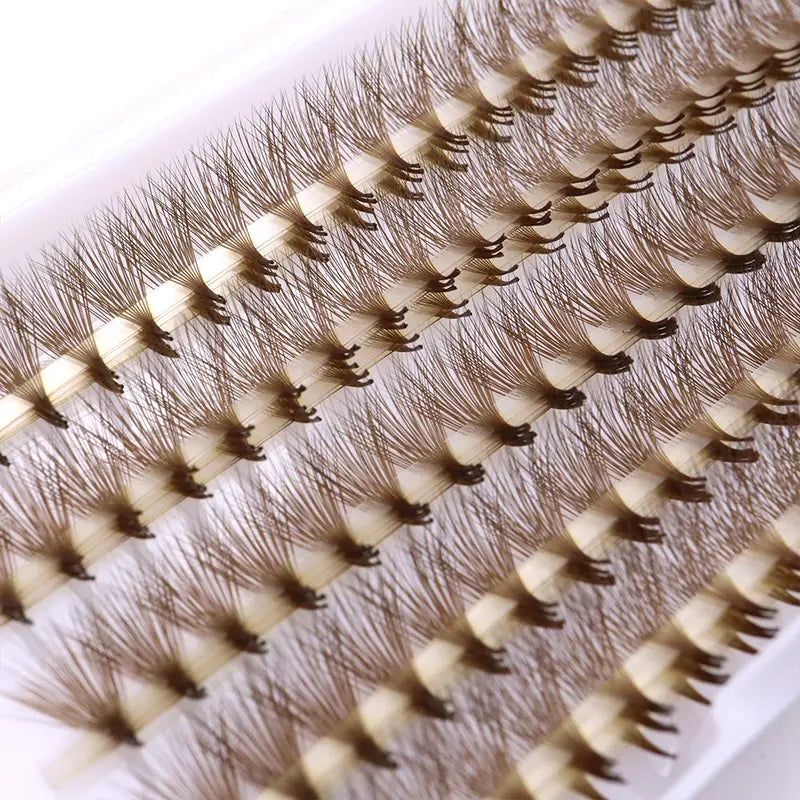 500-Piece Premade Volume Eyelash Fans - Soft Cashmere, Ultra Speed, Pointed Base