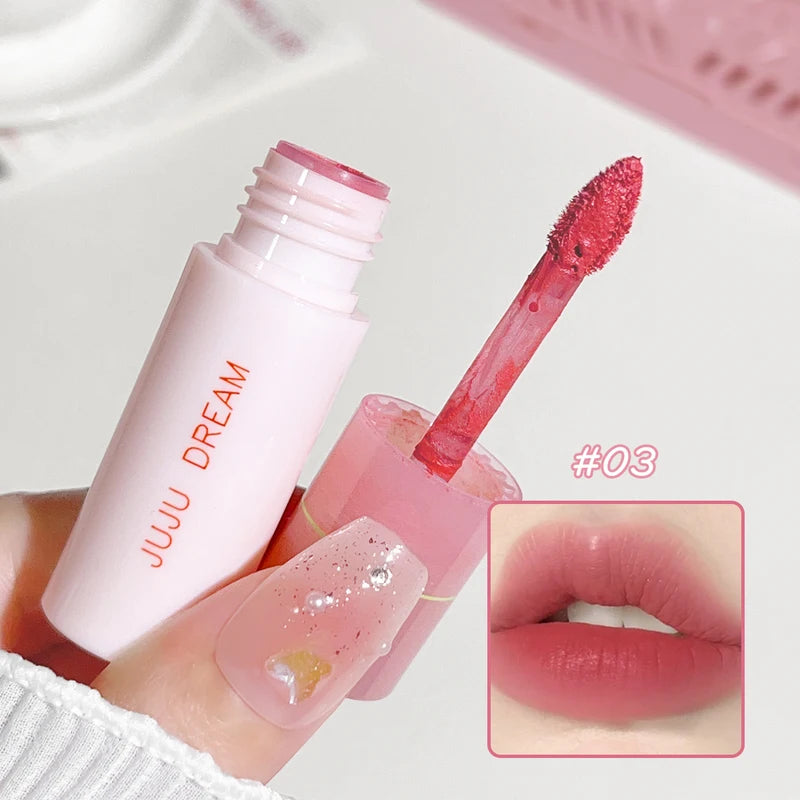 Velvet Matte Lip Gloss - Soft Mist, Long-Lasting, Lightweight Lipstick