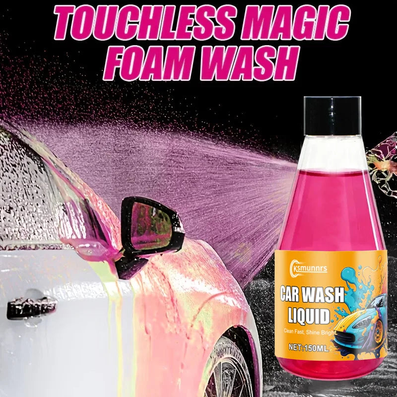 Pink Foam Car Wash Shampoo with Wax for Ceramic Coating & Paint Protection