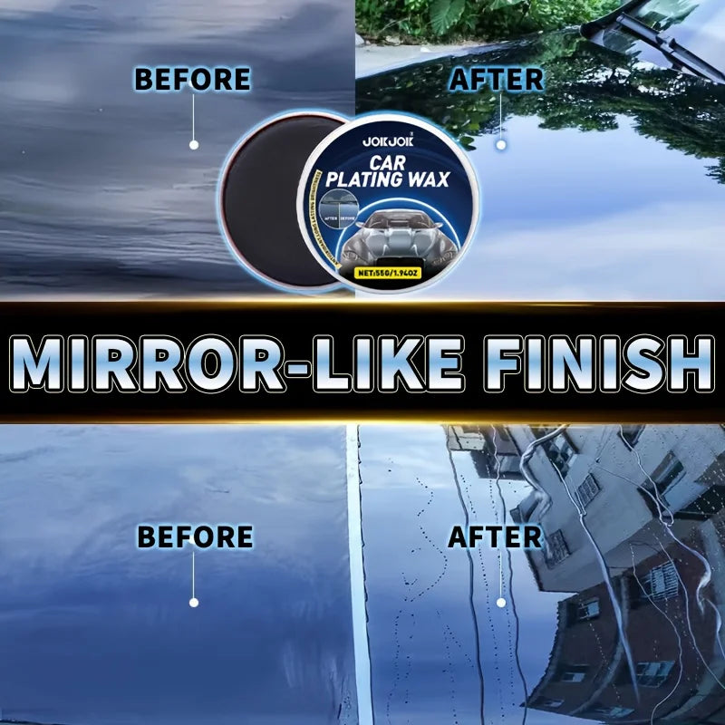 Black Car Wax and Polish Set - Scratch Removal High Gloss Protection
