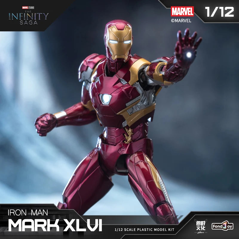 1/12 Scale Action Figure Building Block Toy - Iron Man Tony Stark Legend Collection