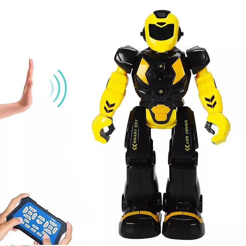 Interactive RC Robot Toy with Gesture Control Singing Dancing and Obstacle Avoidance