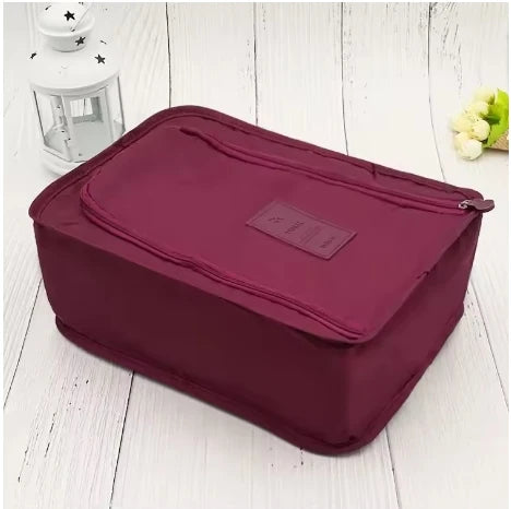 Portable Folding Shoe Storage Bag Waterproof Travel Organizer for Shoes