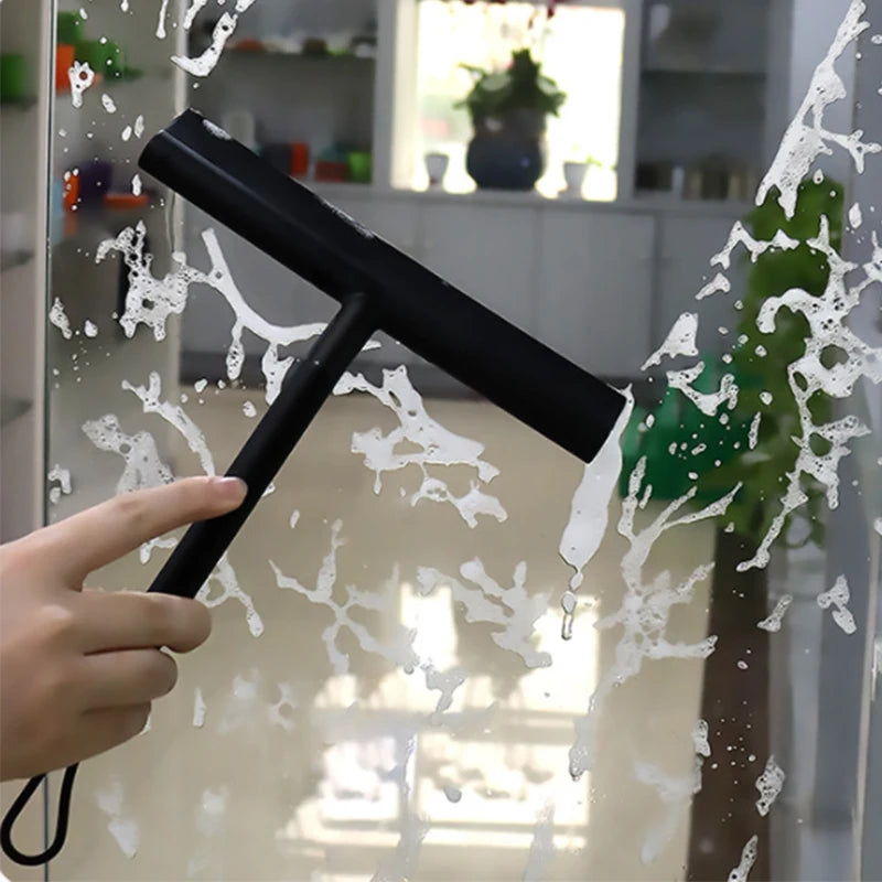 Bathroom Shower Squeegee Glass Cleaner Wiper Silicone Blade for Bathroom Accessories