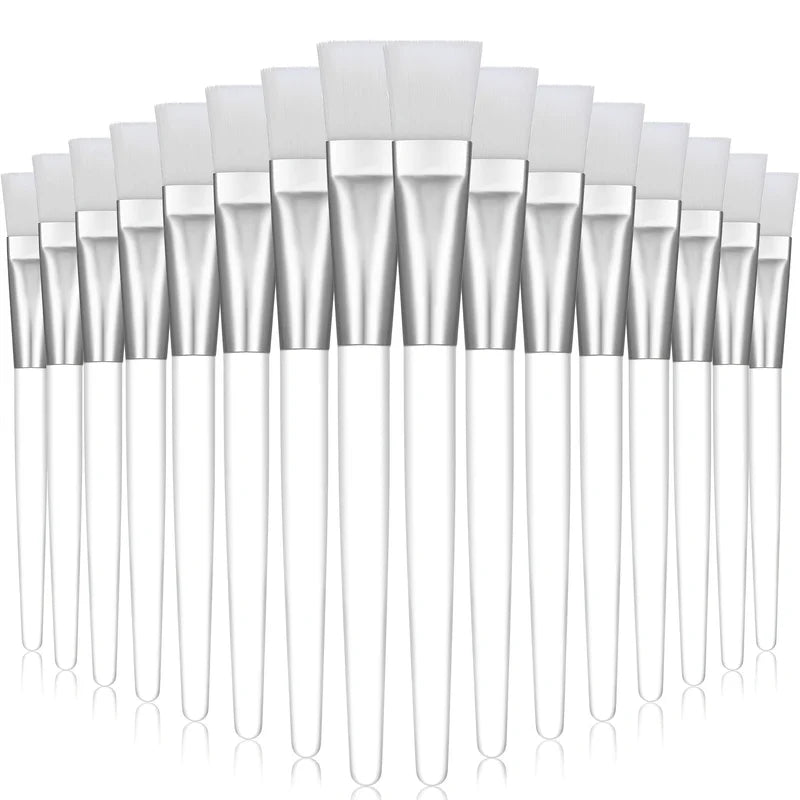 16 Facial Mask Brush Set - Professional Skin Care Tools with Soft Nylon Bristles