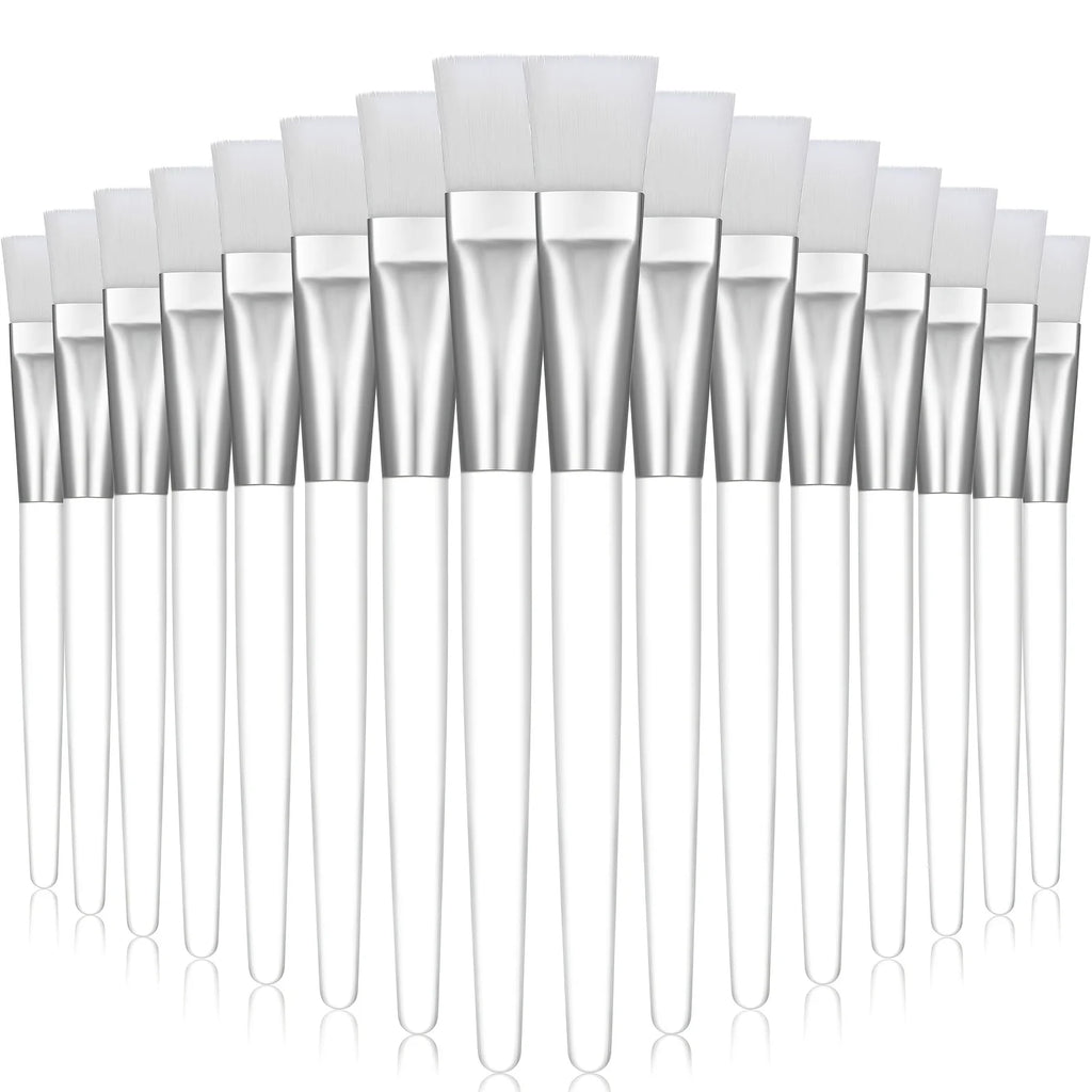16 Facial Mask Brush Set - Professional Skin Care Tools with Soft Nylon Bristles