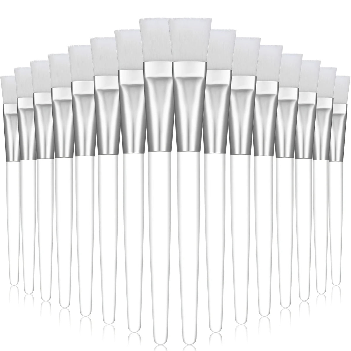 16 Facial Mask Brush Set - Professional Skin Care Tools with Soft Nylon Bristles