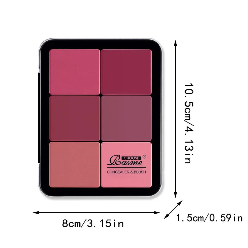 12-Color Concealer Blush Cream Matte Highlight Contour Makeup Palette All-in-One