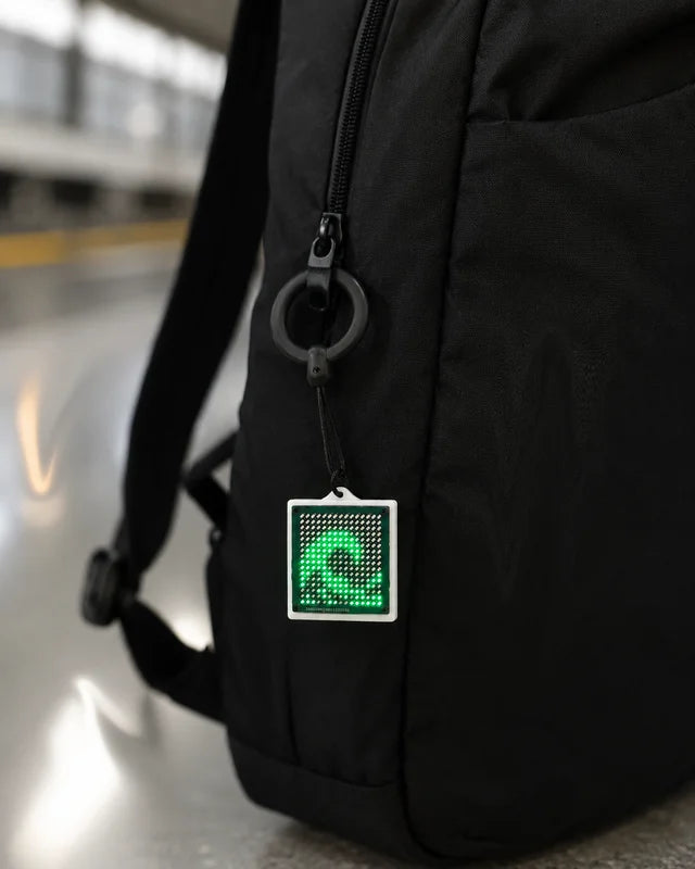Water Flow Simulation LED Pendant - Luminous Water Effect Ornament Necklace