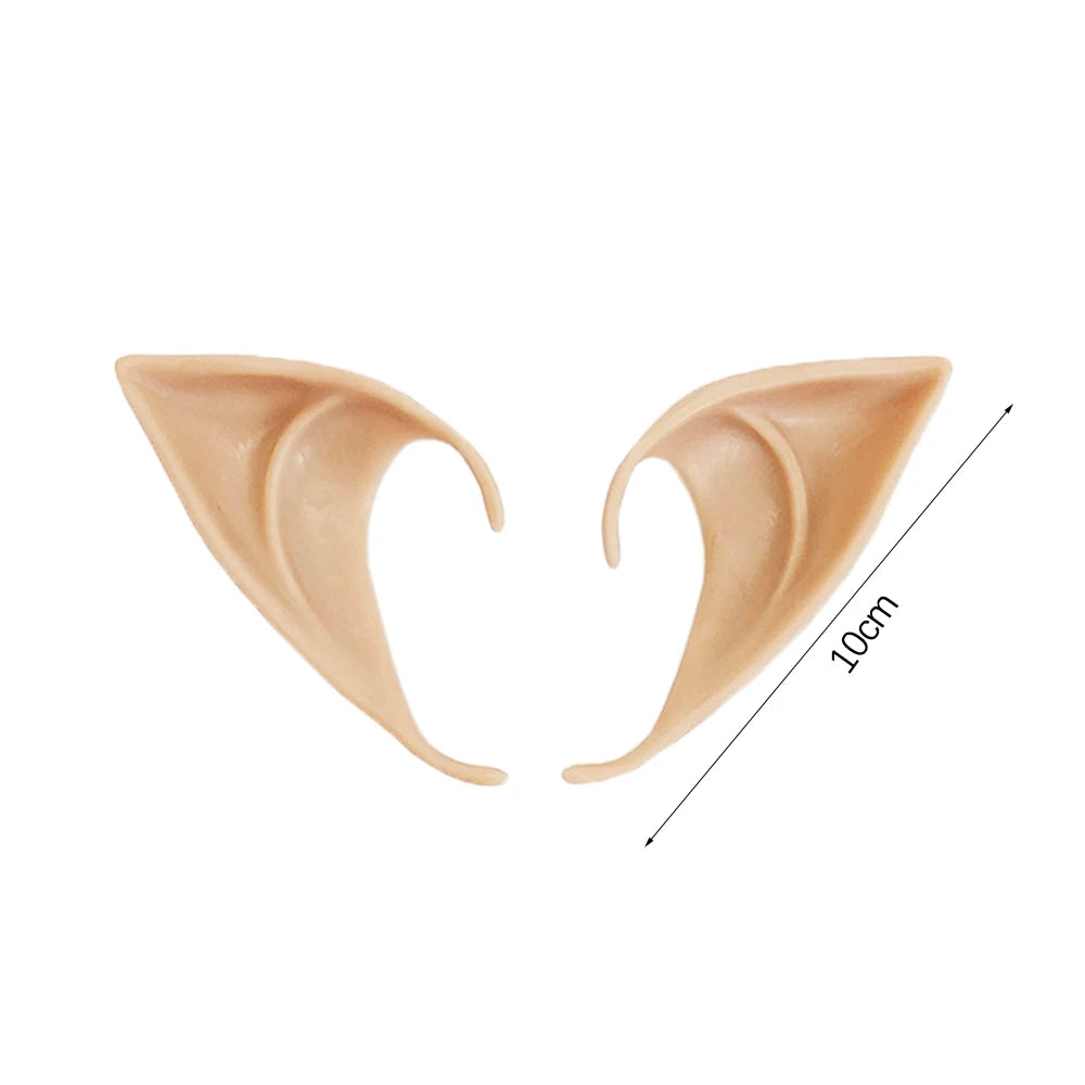 Halloween Elf Ears Latex Props Costume Accessories for Cosplay & Parties