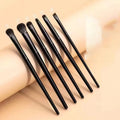 Multi-Use Eyeshadow Makeup Brush Set - Soft, Plastic Handle, 5/6 Pieces