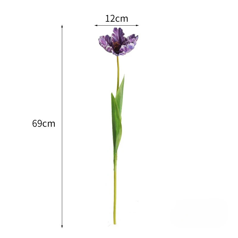 69cm Artificial Flamingo Tulip Flower with Real Touch Silicone for Home & Wedding Decor
