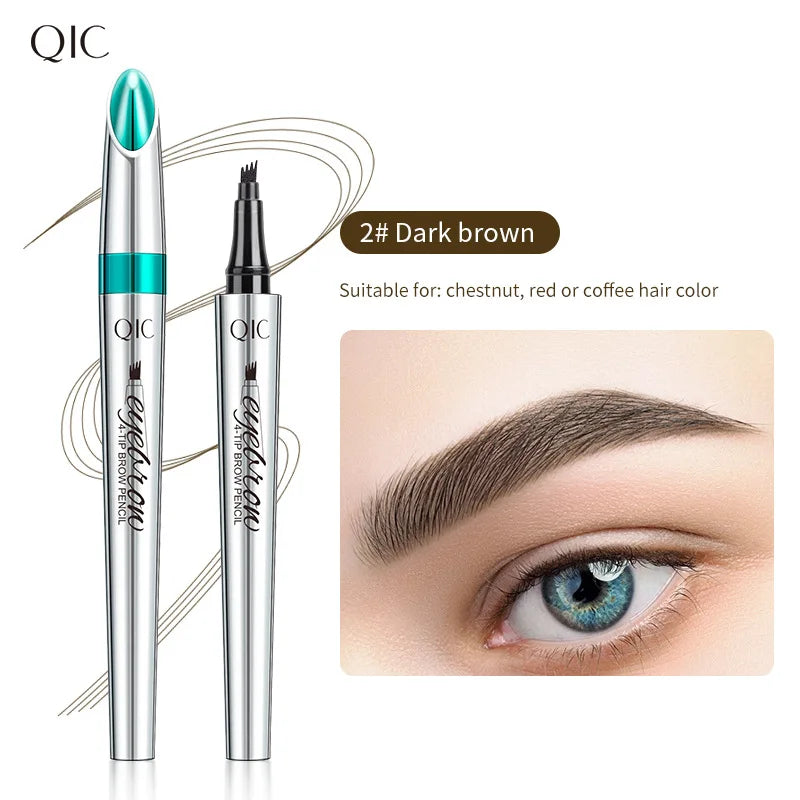 Waterproof Liquid Eyebrow Pen - Long-Lasting Microblading & Tattoo Makeup