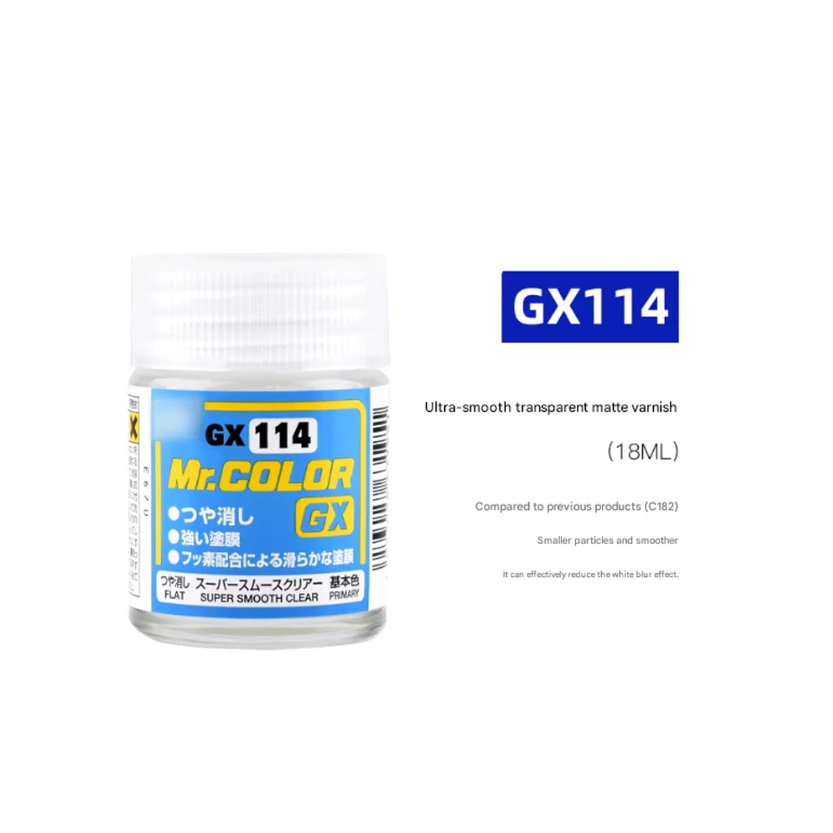 Protective Paint Oil-Based Gloss Matte Finish for Model Making GX100 GX114
