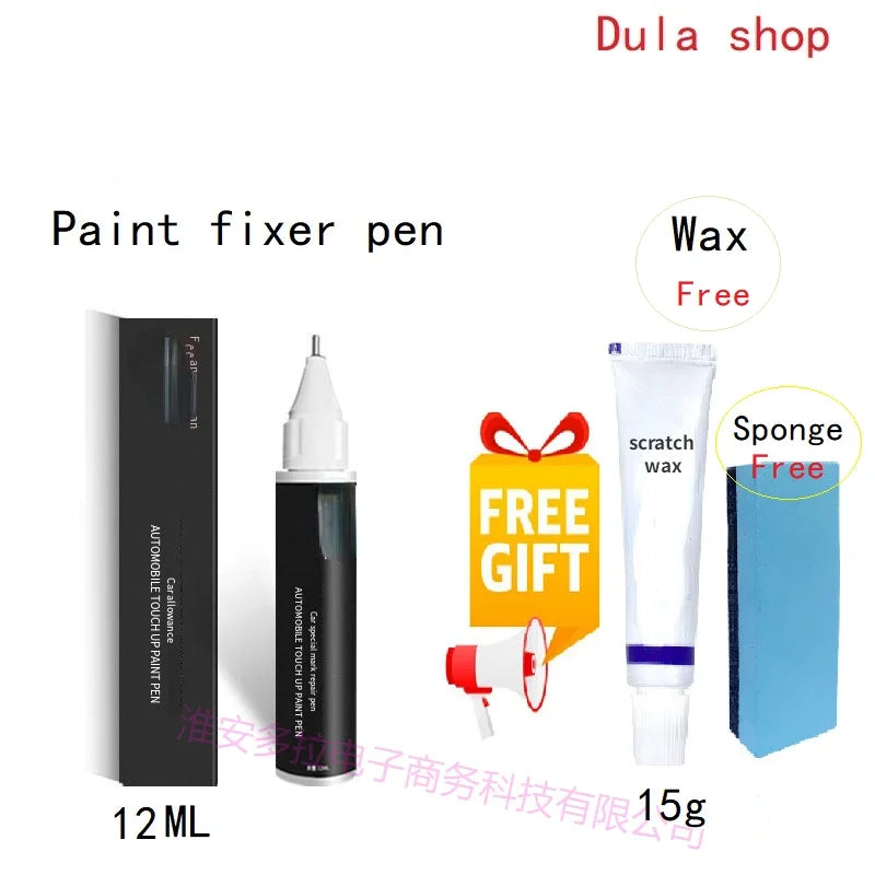 Automotive Touch-Up Paint Pen for Car Scratch Repair - Pearl White & Custom Colors