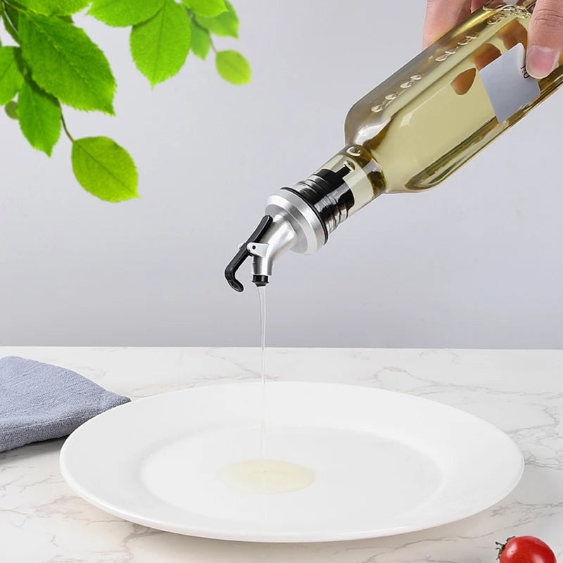 3PCS Oil Dispenser Nozzles for Bottles - Leakproof Plastic Pour Spouts