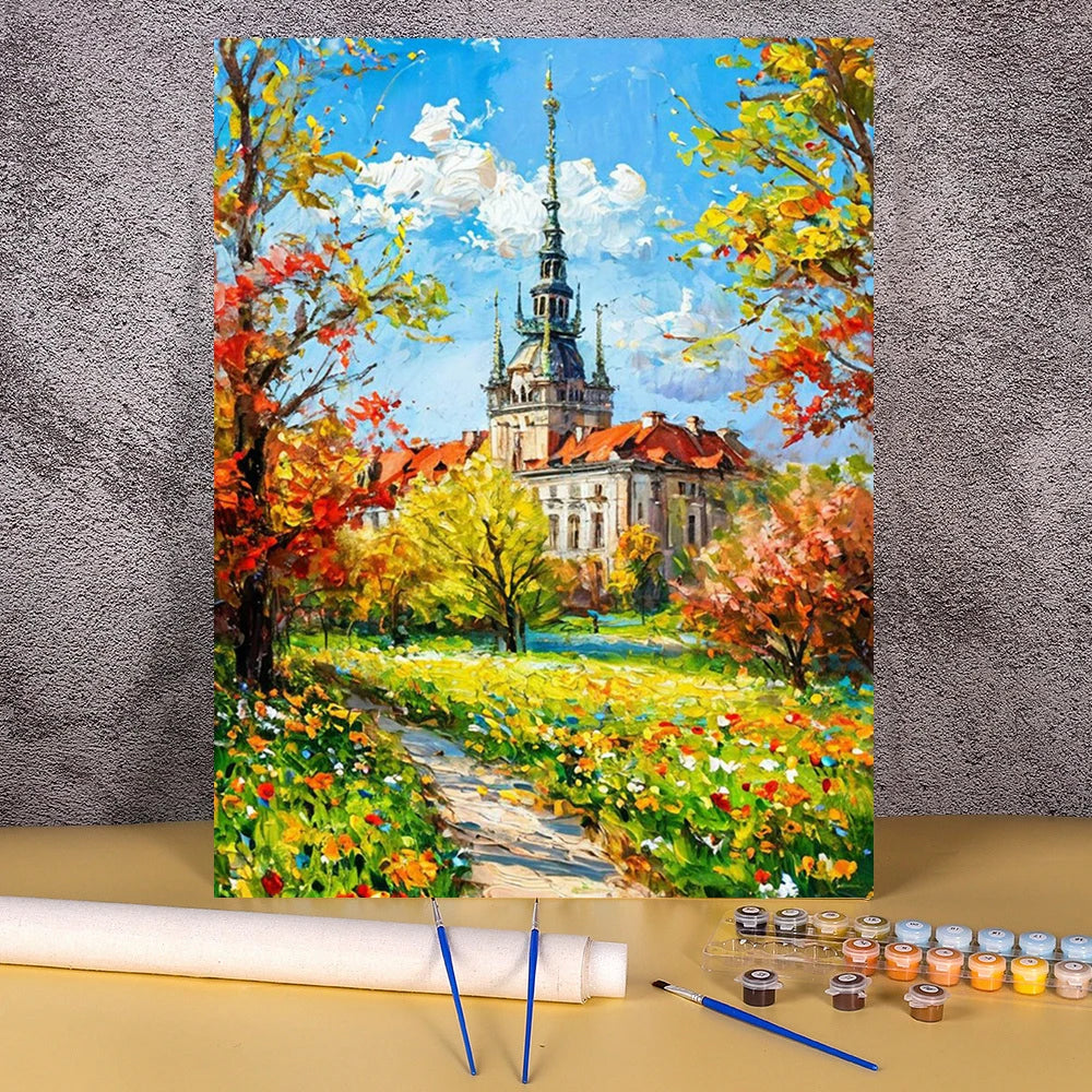 DIY Painting by Numbers Kit Wall Art for Living Room Home Decor