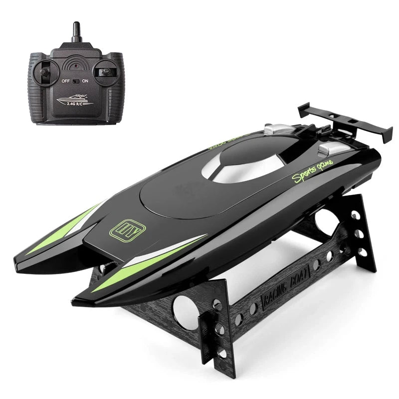 Waterproof Remote Control Speedboat with Dual Motors - High-Speed Watercraft Toy