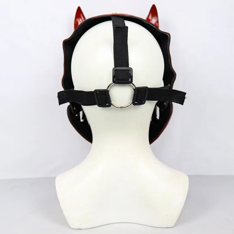 Deathcore Cosplay Mask for Halloween and Themed Parties - White, Beige, Yellow