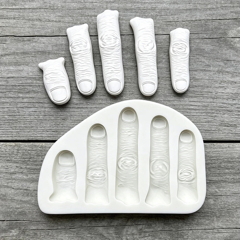 Halloween Silicone Finger Mold for Cake Decorating and Sugarcraft