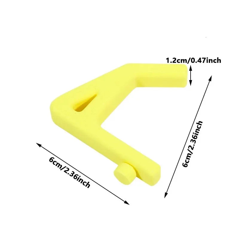 5-Pack Universal Shelf Hooks for Garage and Storage Support, 10.3mm Hole Spacing
