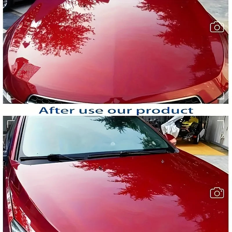 Car Wax Set for Exterior Shine & Scratch Protection - Fast UV & Easy Use
