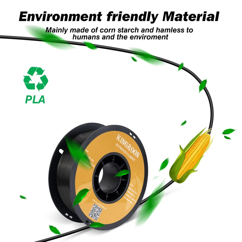 10kg Mixed Color PLA Filament for 3D Printers 1.75mm +/-0.02mm Vacuum Pack