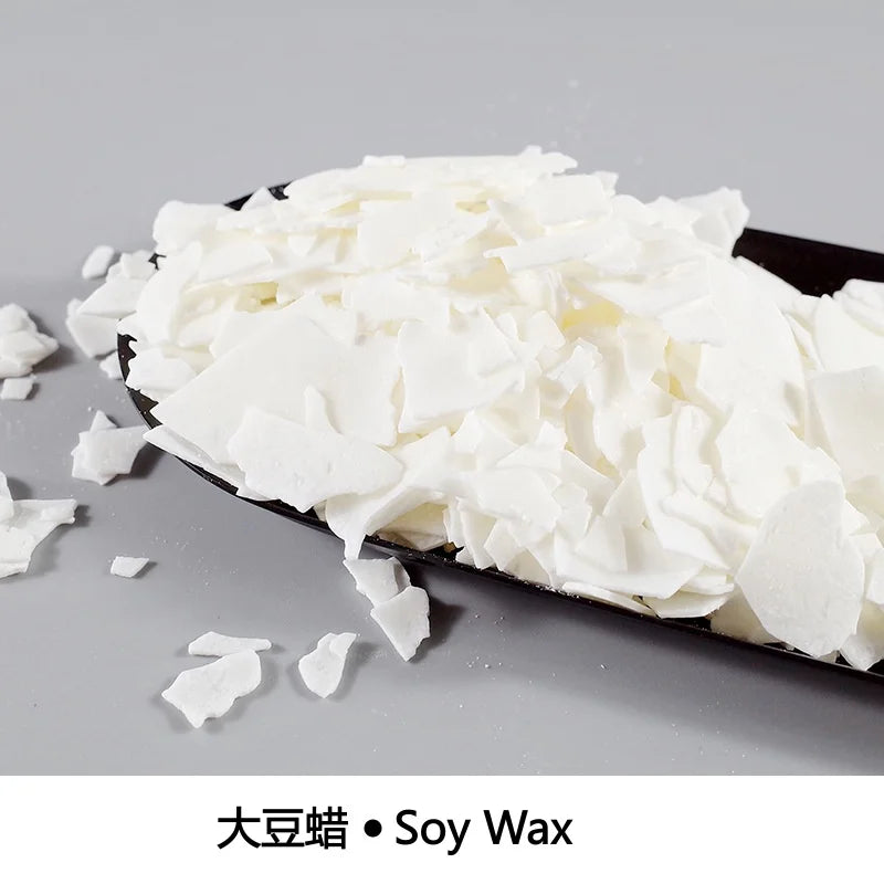 Natural Soy Wax for Candle Making - Ice Flower, Scented & Smokeless, 100/500g