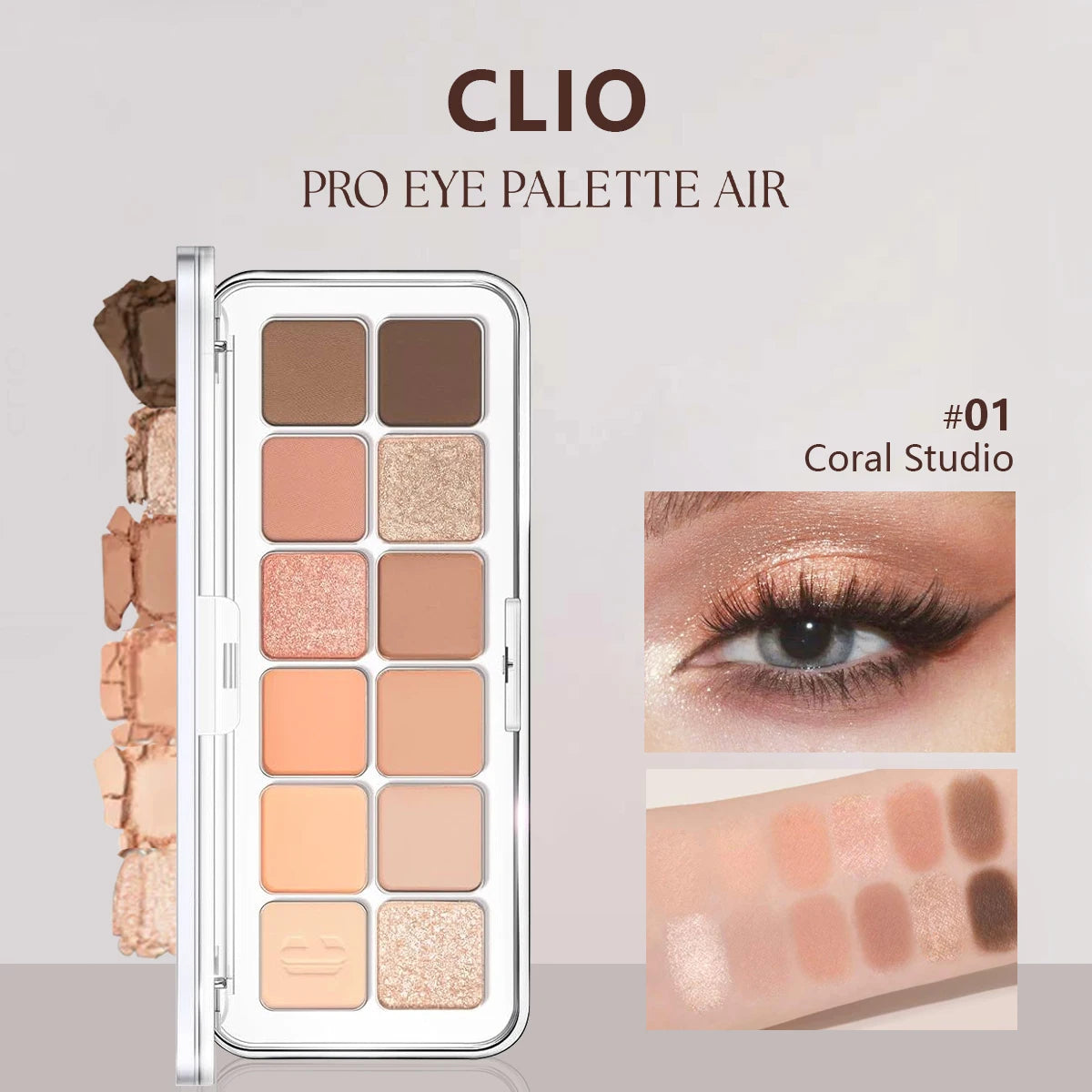 Pro Eye Palette Air Collection - Matte & Shimmer Eyeshadow Set in Multiple Colors