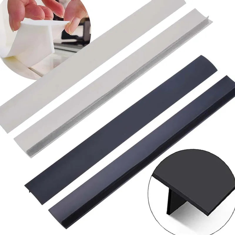 Silicone Stove Gap Covers for 4-25mm Gaps - Kitchen Counter Seal & Spill Protector