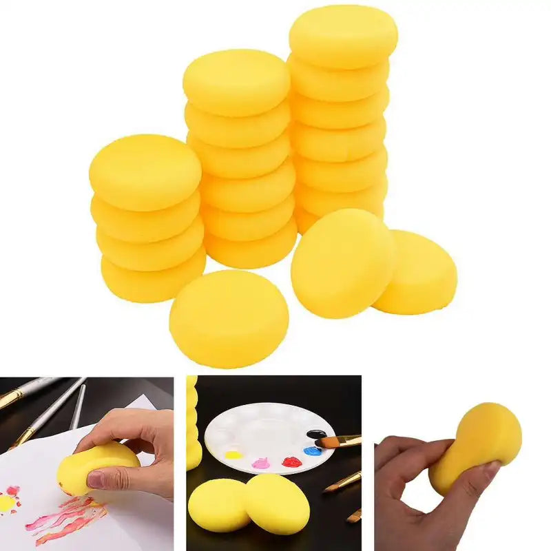 Water Absorbing Ceramic Sponge Set for Pottery & Cleaning – 20 Pieces