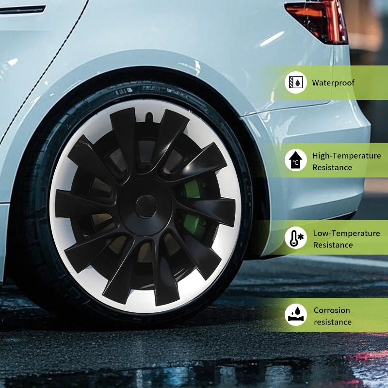 20-Inch Wheel Hub Ring Protection Cover for Tesla Model Y 2020-2024 - Full Rim Design