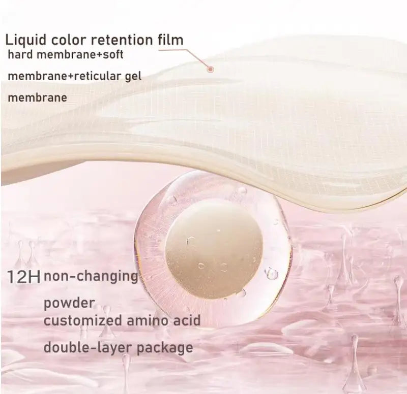 Long-Lasting Liquid Foundation with Oil Control & Moisturizing Base - Traceless Cloud Touch Makeup