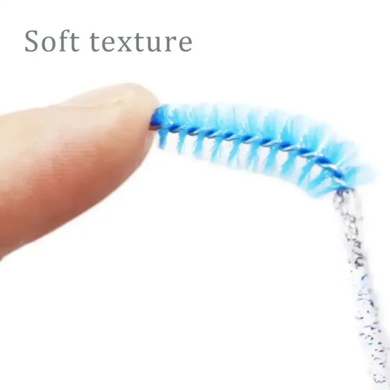 Disposable Eyelash Brush Comb Set - Professional False Lash Applicators, 50 Pack
