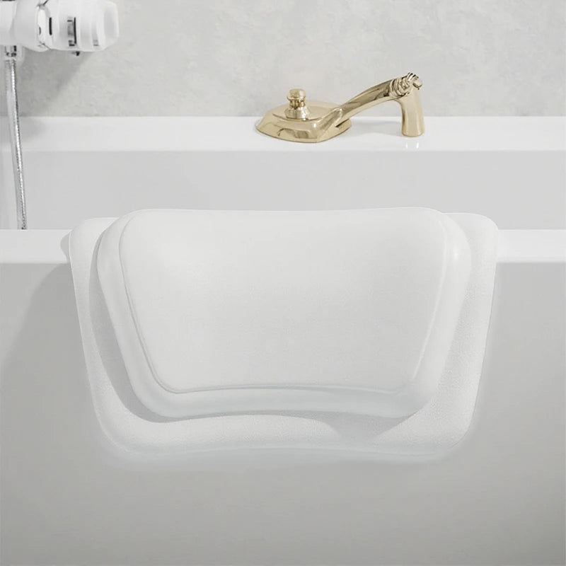 Non-Slip Bathtub Pillow with Silicone Sponge Waterproof Cover - Universal Spa & Shower Support