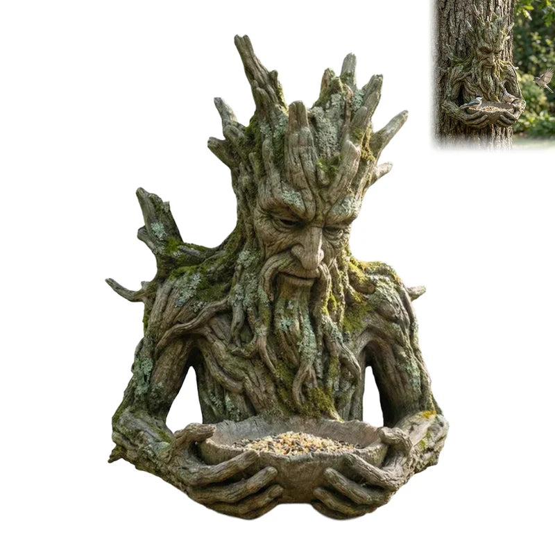 Bird Feeder Hanging Tree Fairy Shape Durable Outdoor Yard Decor