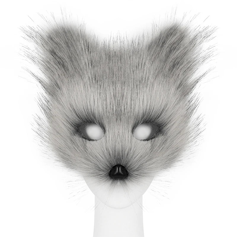 Animal Wolf Fox Halloween Mask for Cosplay and Costume Parties
