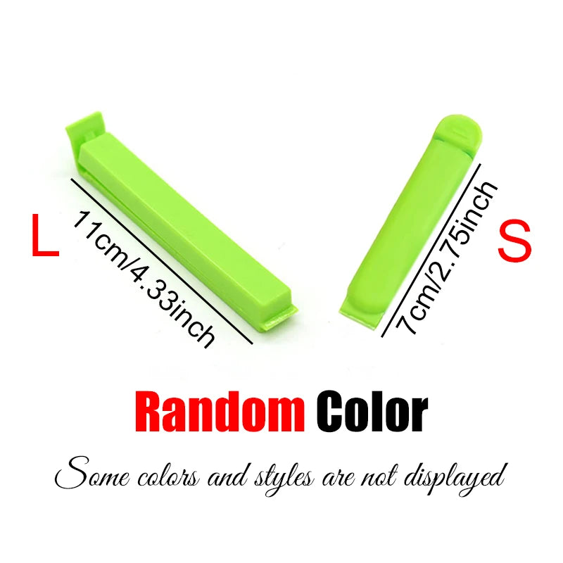 Reusable Food Storage Sealing Clips Set - Colorful Kitchen Clamp Pack of 10-20