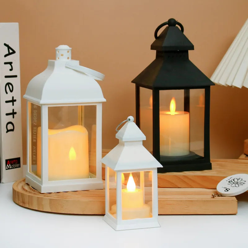 Portable LED Candle Lamp Outdoor Lantern for Camping Garden & Decor