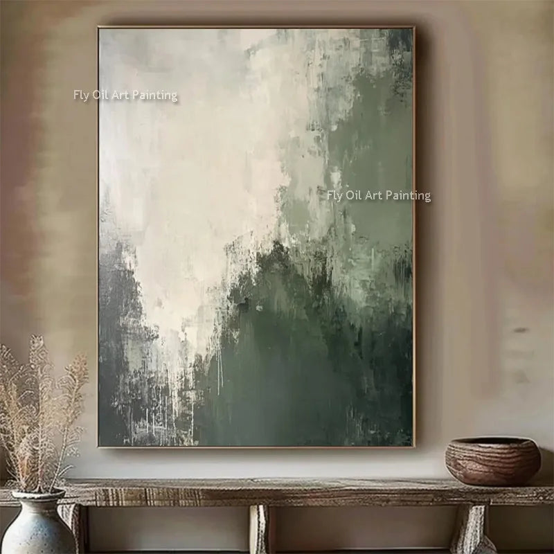 Abstract Oil Wall Art - Handpainted Artwork for Home Decor & Gift
